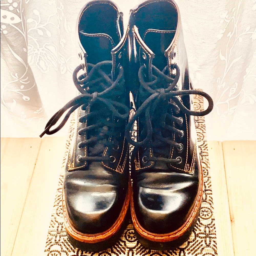 COACH Patent leather Moto Hiker size 6